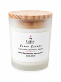 Green Escape | Cucumber, Melon, Bamboo Coconut | 8 oz Luxury Soy Coconut Candle